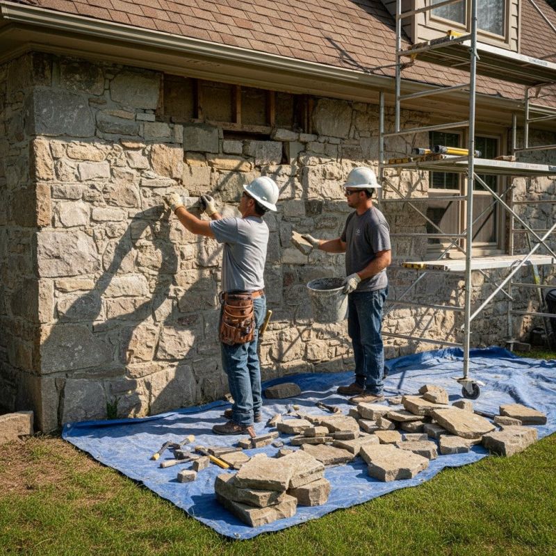 Stone Siding Repair